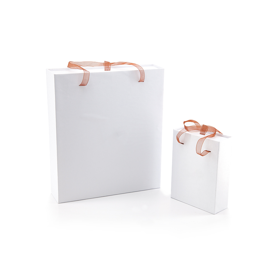 White Large Jewellery Storage Ribbon Box For Set
